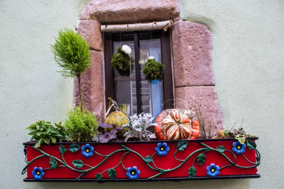 Francija. Rikvīrā (Riquewihr).