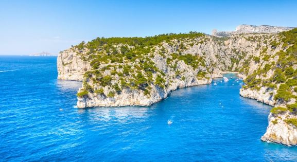 Francija. Provansa (Provence). Parc national des Calanques.
